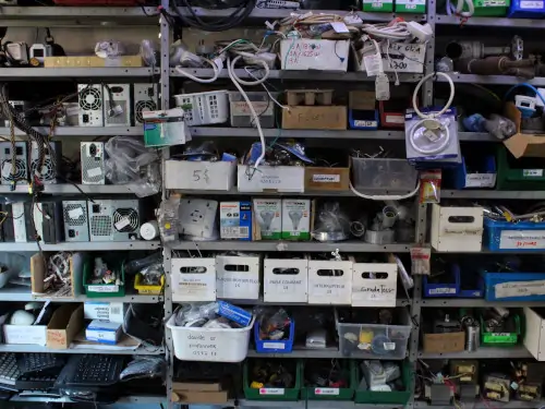 Étagère de stockage en vrac, quincaillerie de Recyborg